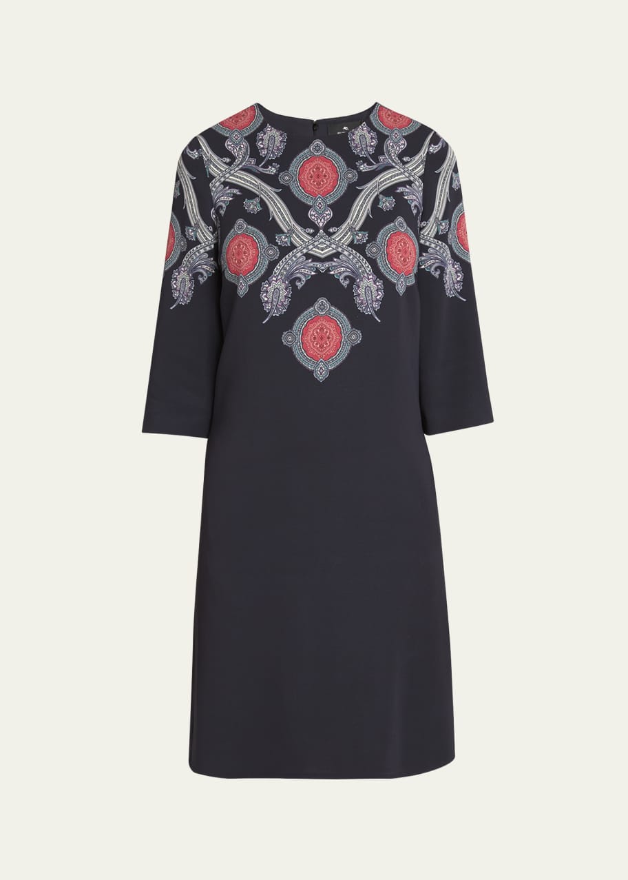 Image 1 of 1: Printed Shift Dress