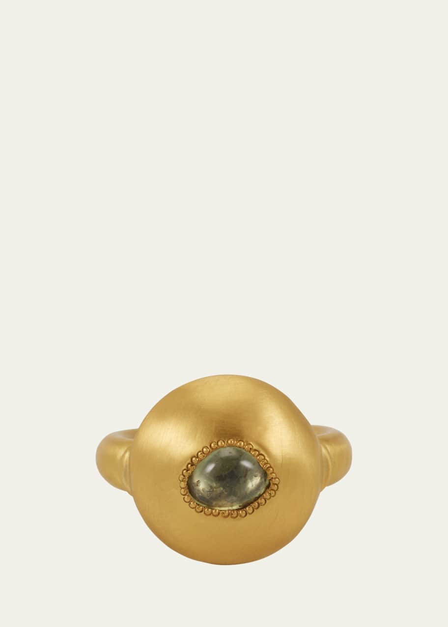 Image 1 of 1: Sapphire Bulla Dome Ring