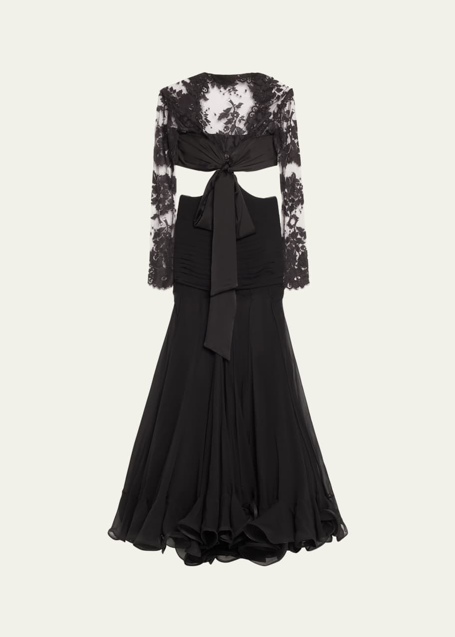 chinese dress ladies Hypnotic Lace Trim Mini Dress