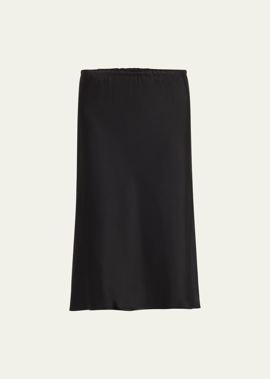 Image 1 of 1: Enverse Satin Midi Skirt