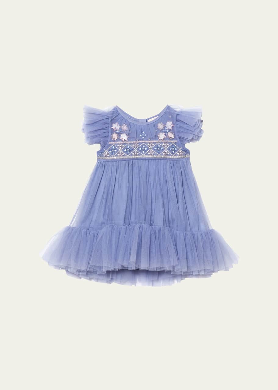 Tutu Du Monde Girl's Bebe Antoinette Embellished Tulle Dress, Size ...