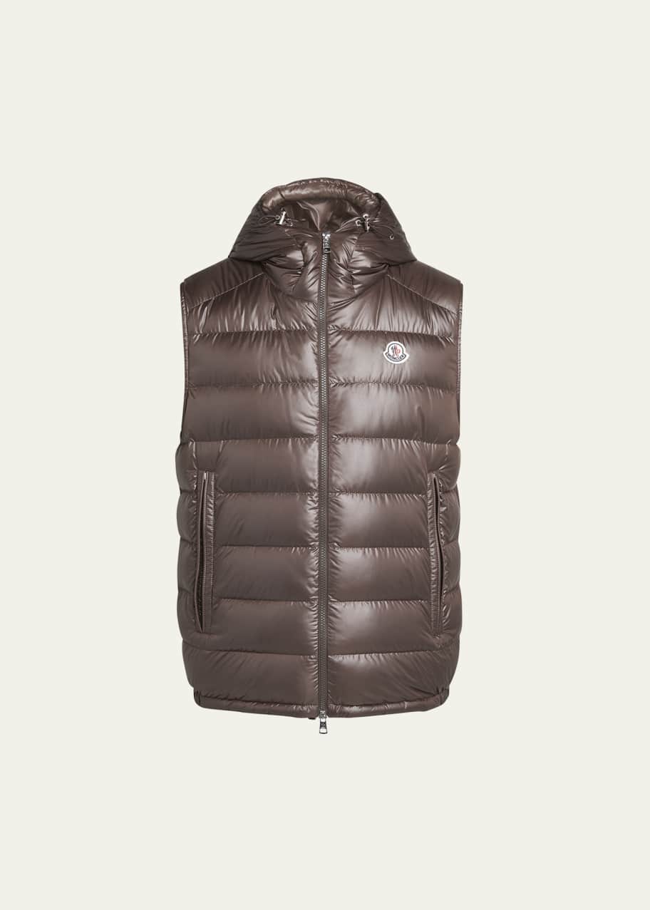 Moncler Men's Barant Hooded Puffer Vest - Bergdorf Goodman
