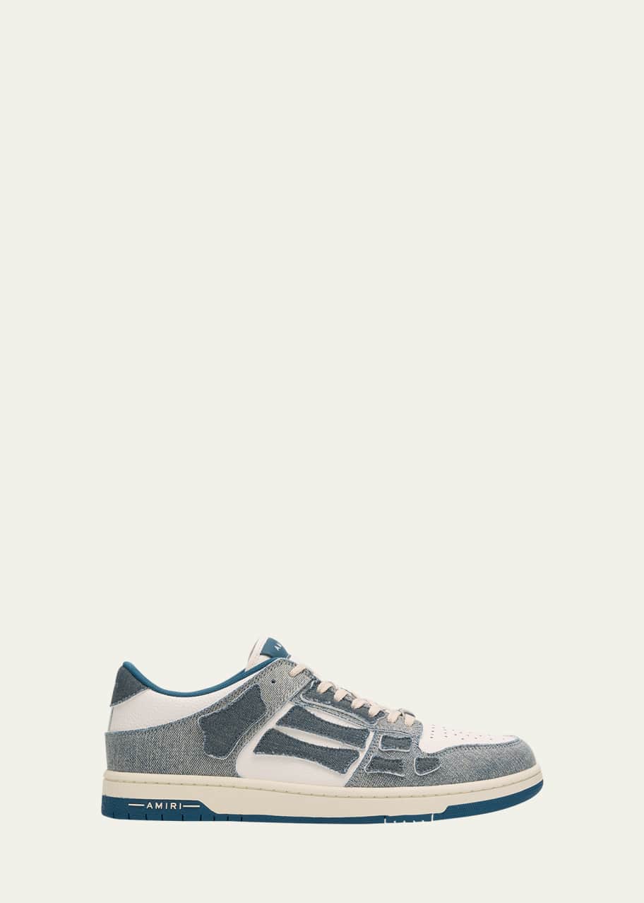 スニーカー AMIRI Men Sneakers Denim AMFOSR1077 Ocean Sky AMFOSR1077_509.png.png