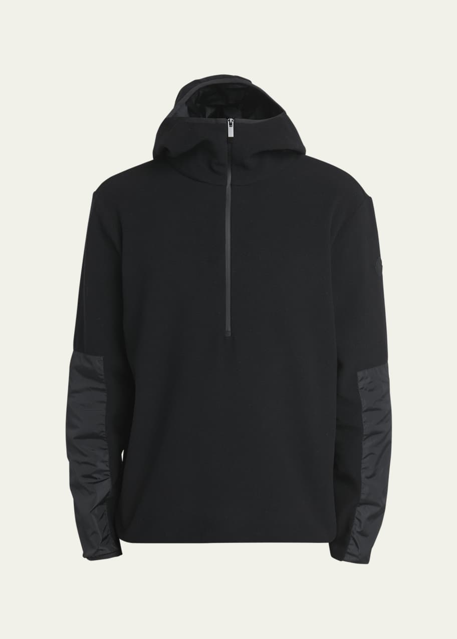 Image 1 of 1: Men's Half-Zip Fleece Hoodie