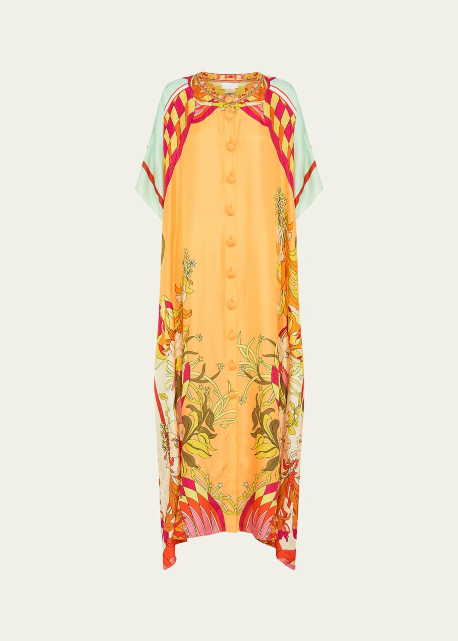 Image 1 of 1: The Flower Child Society Kaftan Coverup