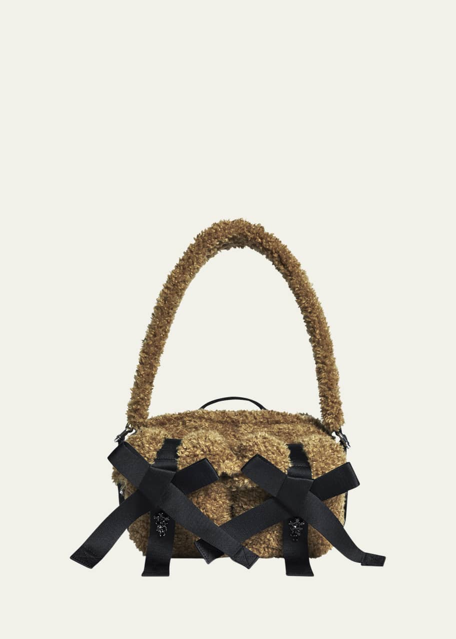 Simone Rocha Classic Bow Teddy Crossbody Bag - Bergdorf Goodman