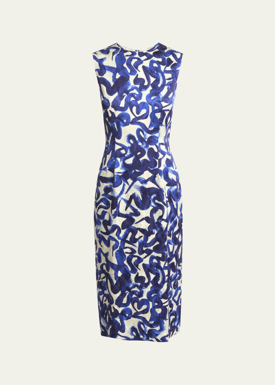 Dries Van Noten Delavina Printed Sheath Dress - Bergdorf Goodman