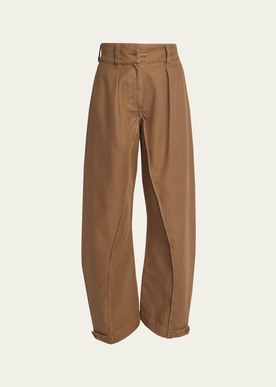 Image 1 of 1: Twisted Seam Wide Leg Trousers