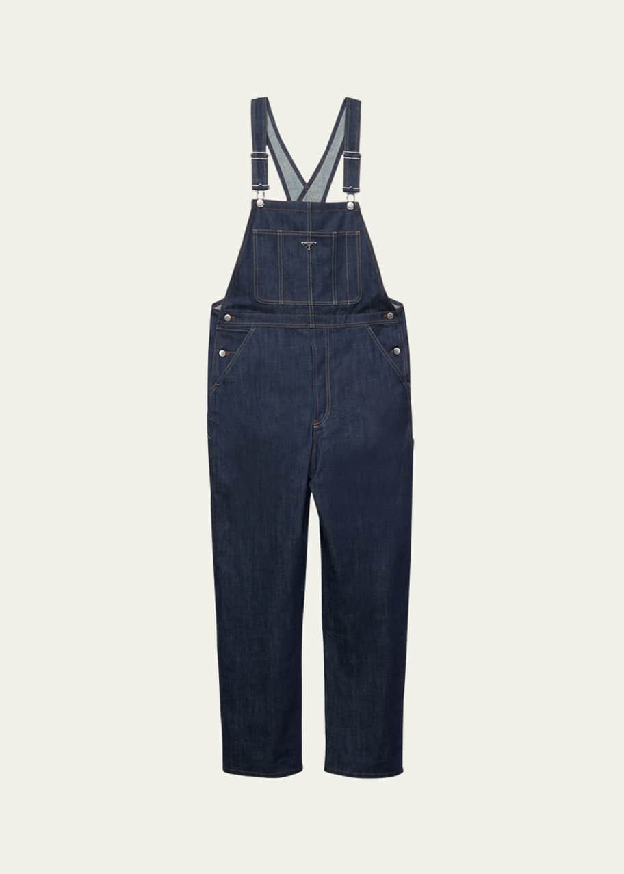 Prada Men's Denim Overalls - Bergdorf Goodman