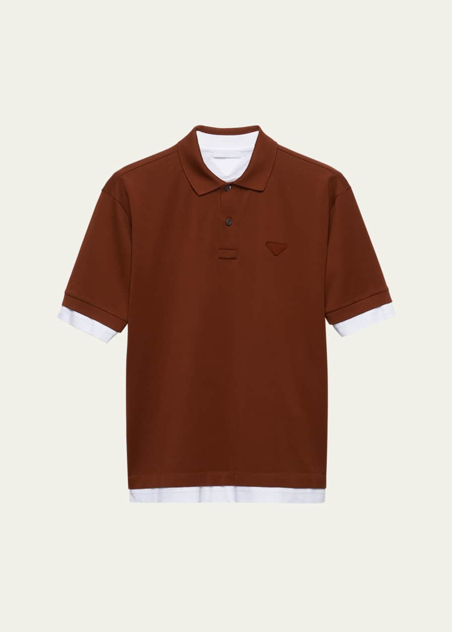 トップス 00s PRADA double pocket polo shirts $_12.JPG?set_id=880000500F