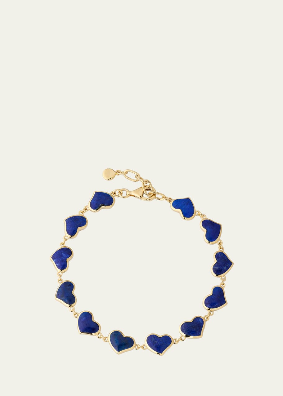 Jan Leslie 18K Gold Plated All Around Heart Bracelet - Bergdorf