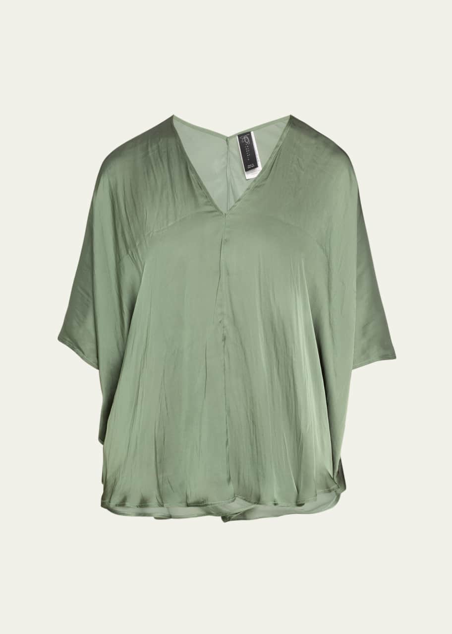 Image 1 of 1: Circle Draped Blouse