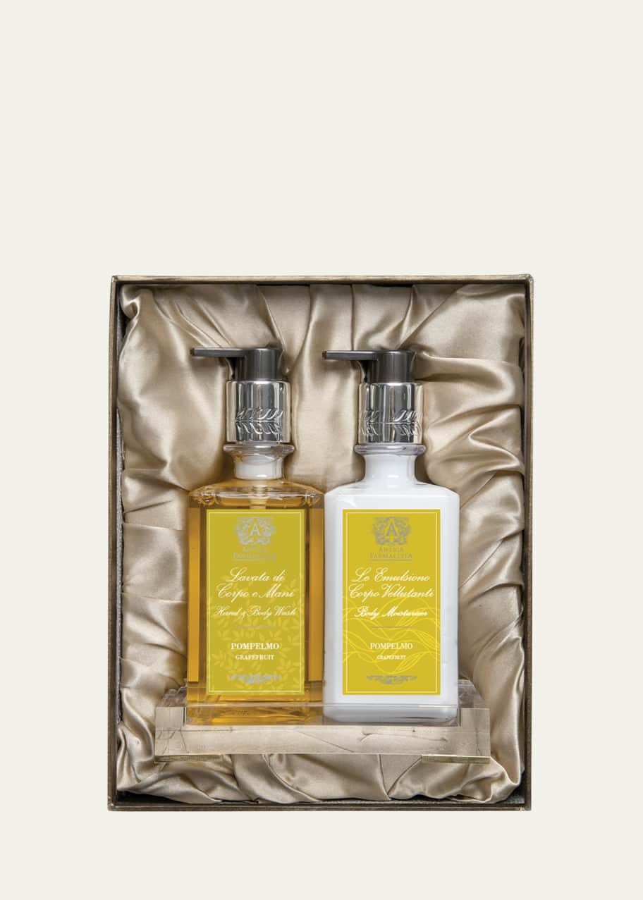 Image 1 of 1: Grapefruit Acrylic Bath & Body Gift Set
