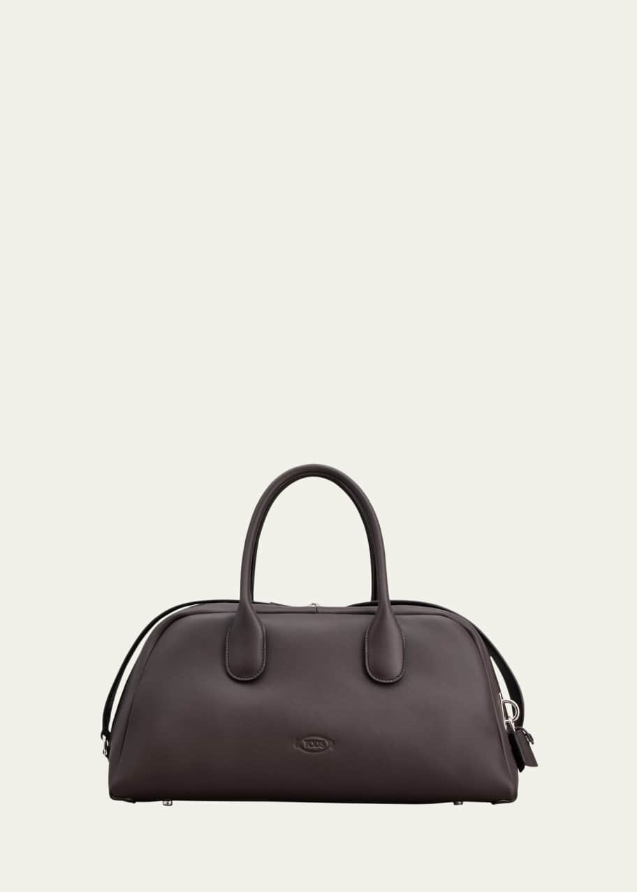 Tod's Bauletto Zip Leather Top-Handle Bag - Bergdorf Goodman