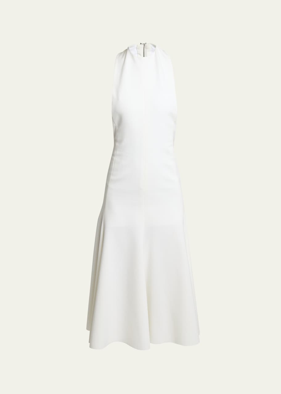 Image 1 of 1: Favola Halter Backless Midi Dress