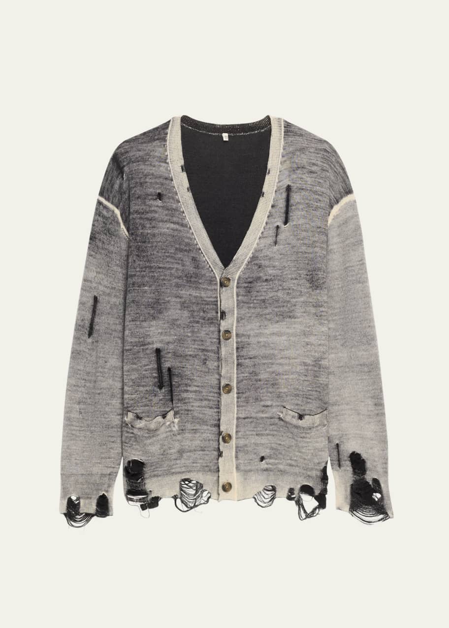 アウターその他 R13 BOYFRIEND CARDIGAN R13 Distressed Boyfriend Cardigan - Bergdorf Goodman
