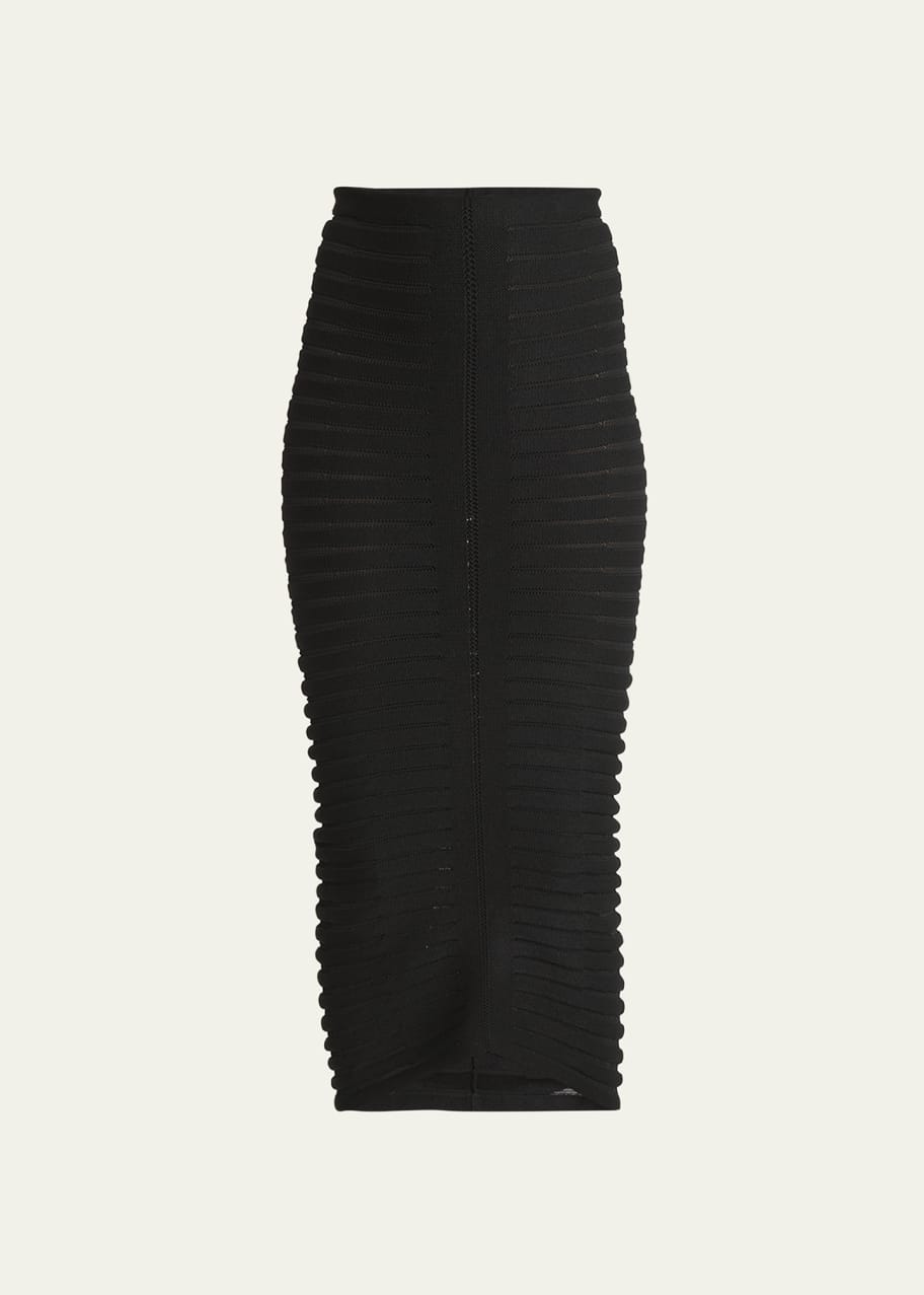 Image 1 of 1: Skeleton Pencil Midi Skirt