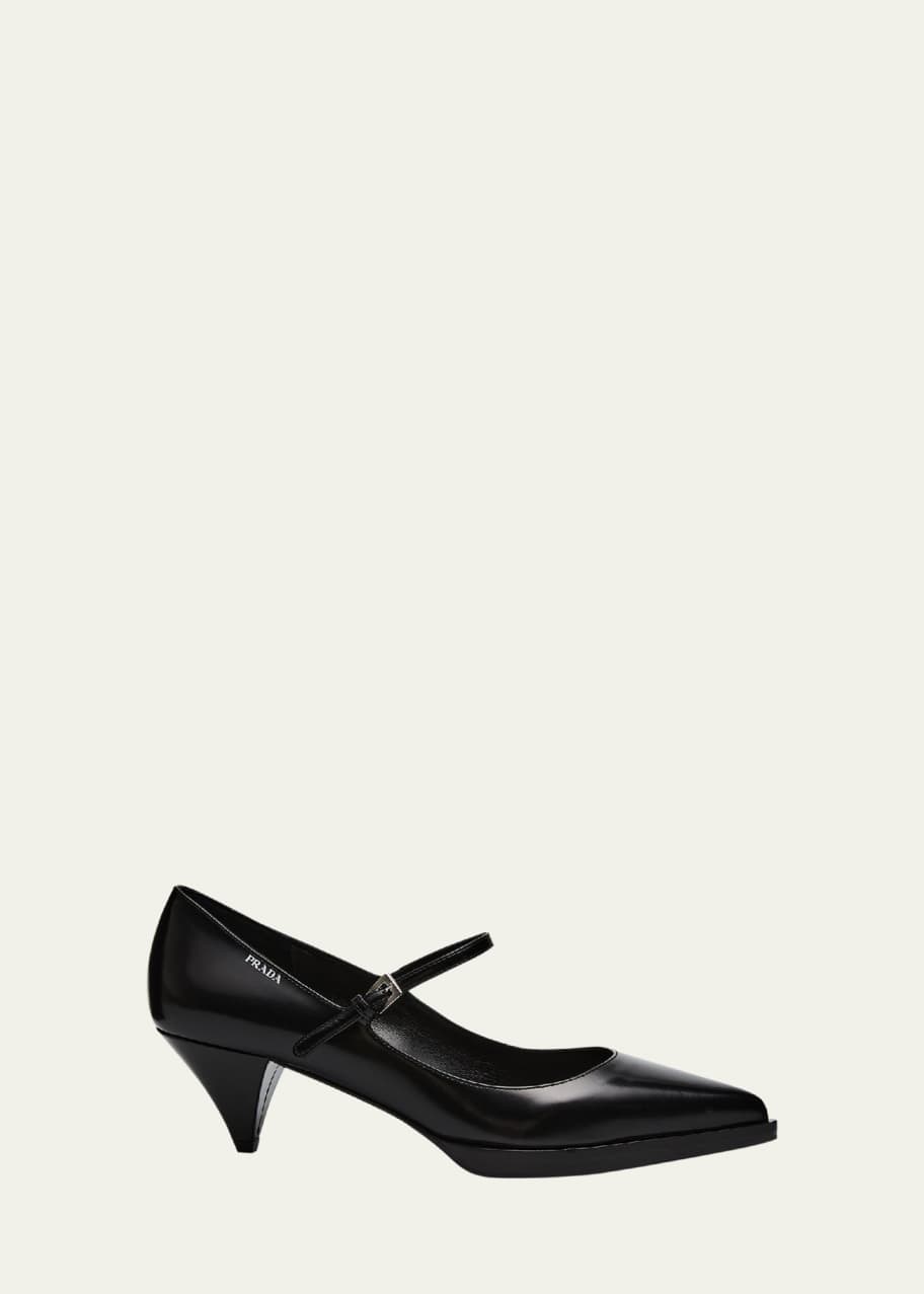 Prada Leather Mary Jane Pumps - Bergdorf Goodman