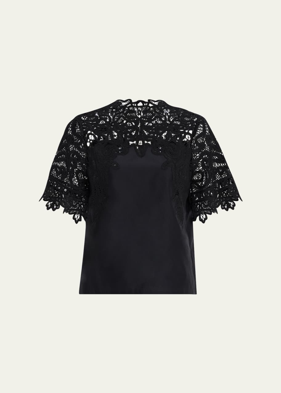 Image 1 of 1: Delia Lace Top