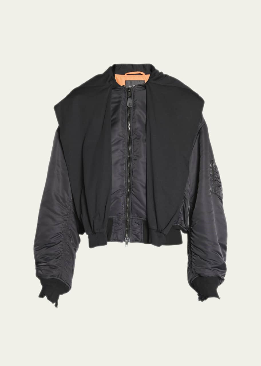 Balenciaga Men's Incognito Bomber Jacket - Bergdorf Goodman