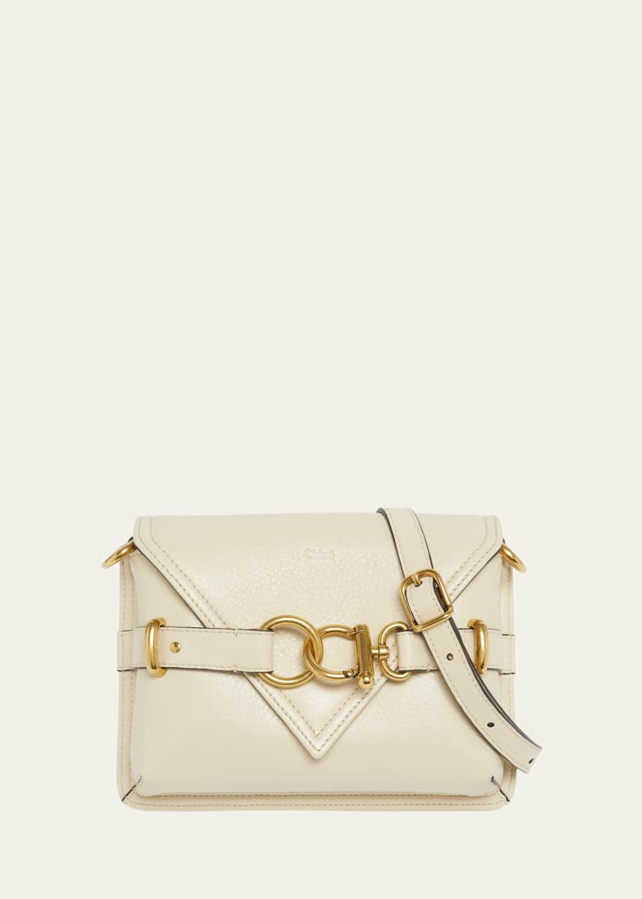 Chloe Cape Flap Crossbody Bag in Grained Calfskin - Bergdorf Goodman