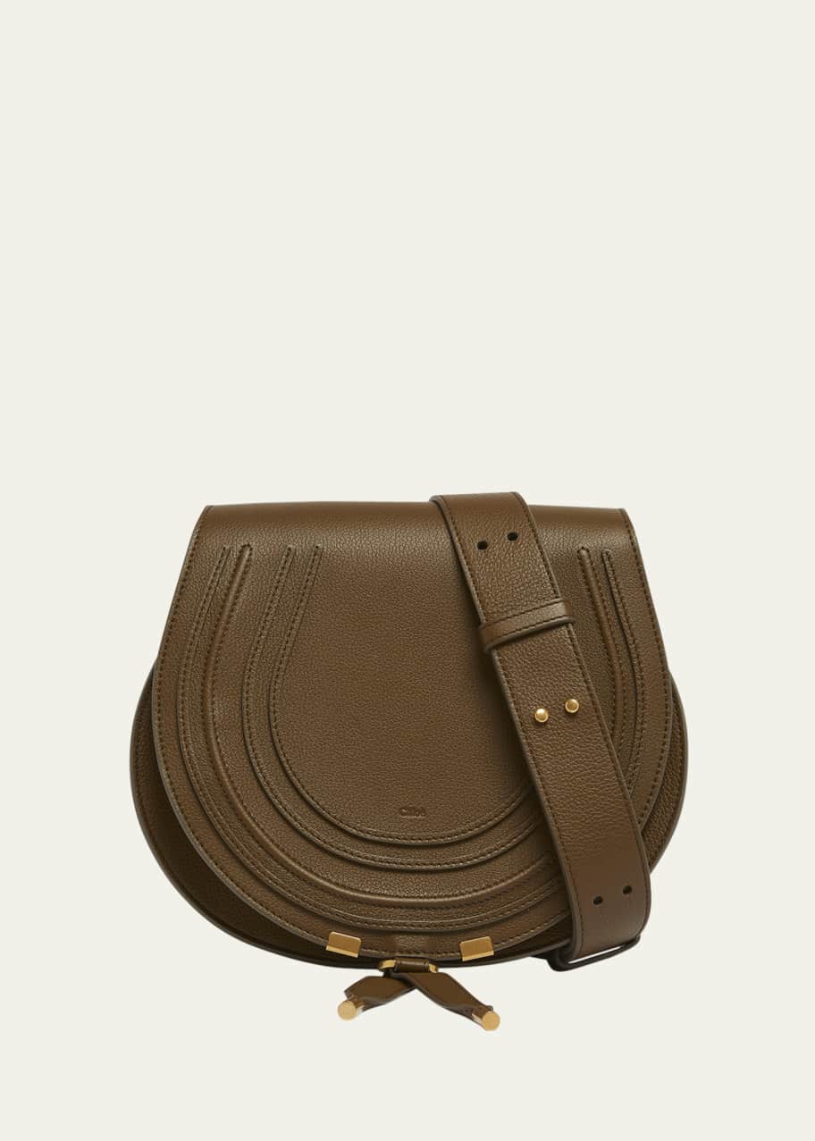 Image 1 of 1: Marcie Medium Slim Crossbody Bag in Grained Calfskin