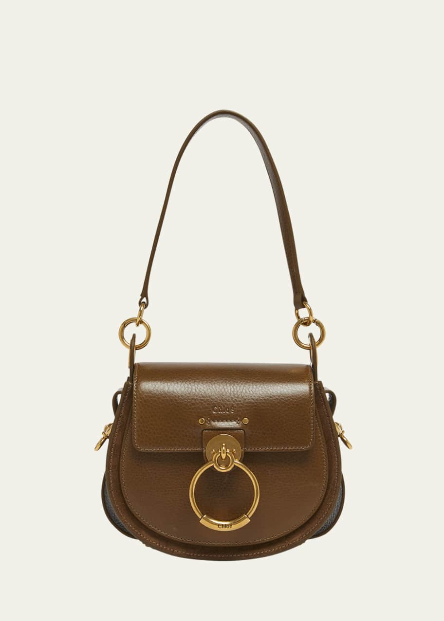 Chloe Tess Flap Saddle Crossbody Bag in Calfskin - Bergdorf Goodman