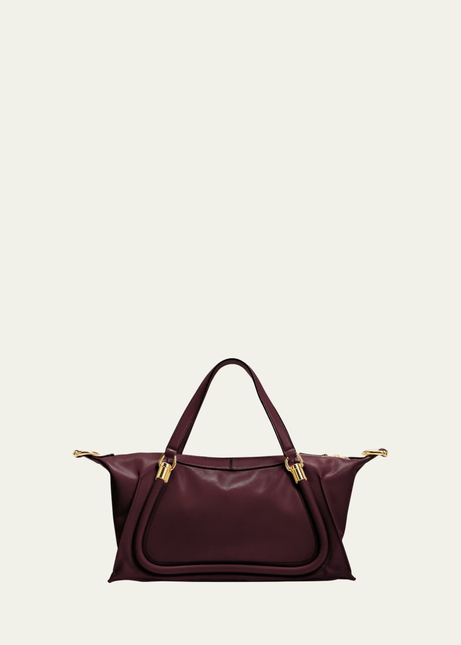 Chloe Paraty 24 Large Bag in Shiny Calfskin - Bergdorf Goodman