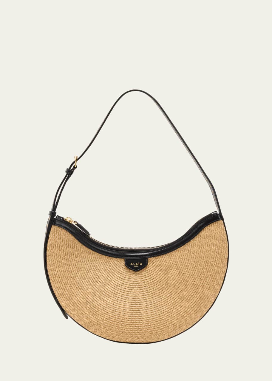 【夏お出かけに映える】ALAIA LE CEUR Paper Straw Bag Natural Alaïa | Le Coeur paper straw nature crossbody bag | Savannahs