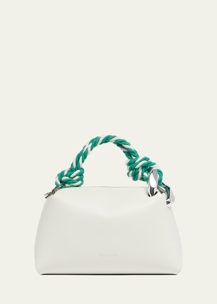 Image 1 of 1: Corner Smooth Leather Shoulder Bag