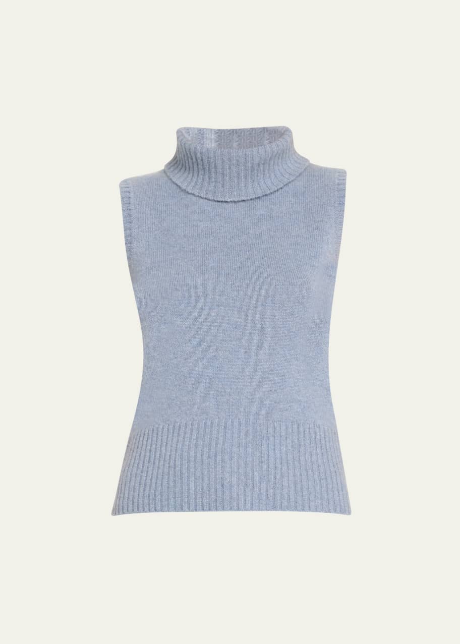 Image 1 of 1: Mazzy Cashmere Turtleneck Shell
