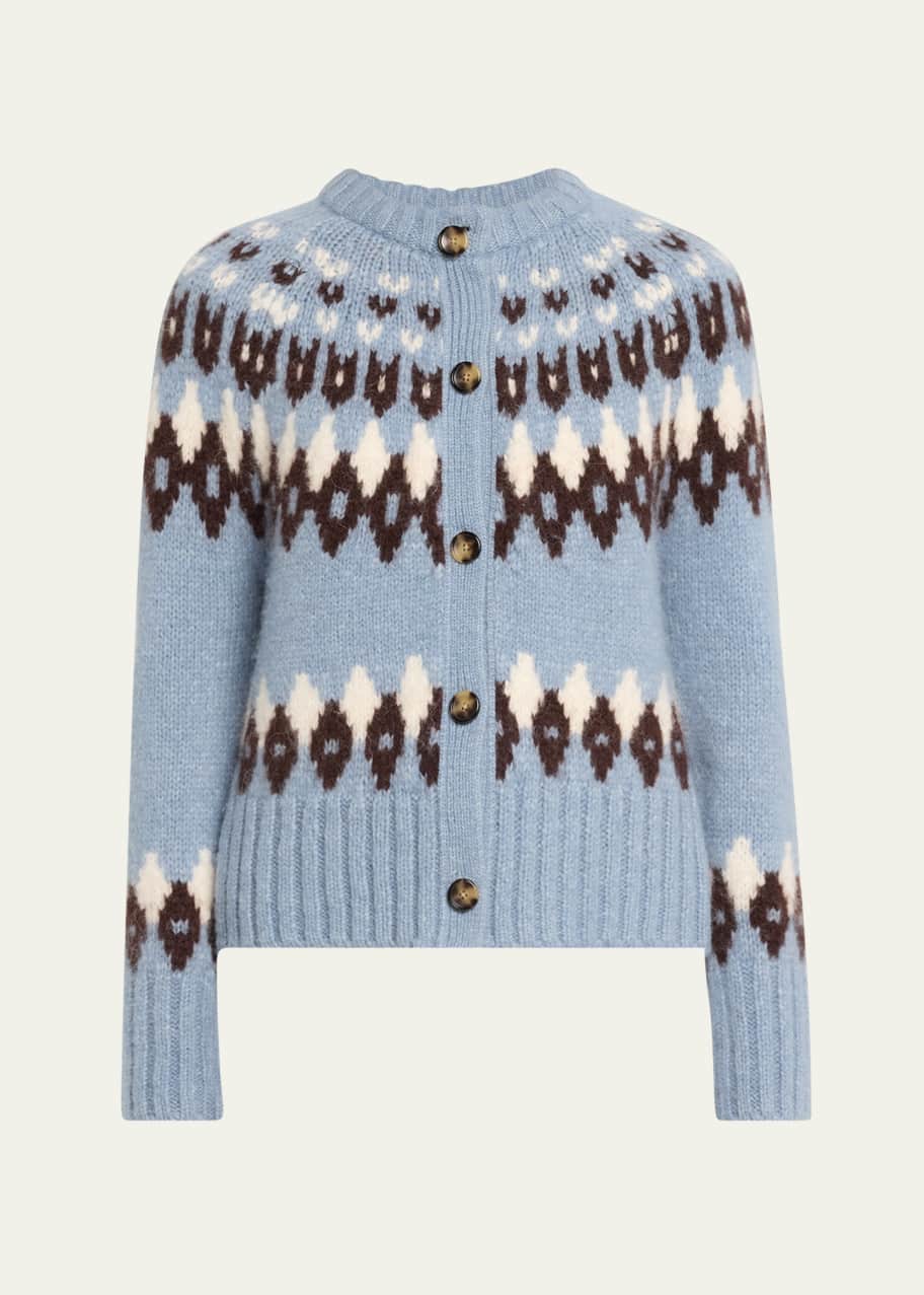 Image 1 of 1: Christina Fair Isle Cardigan