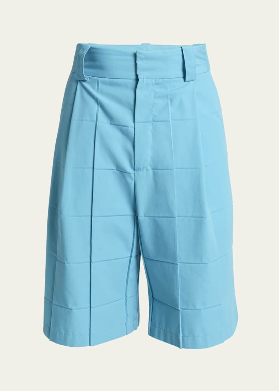 Image 1 of 1: Men's Square Pleat Shorts