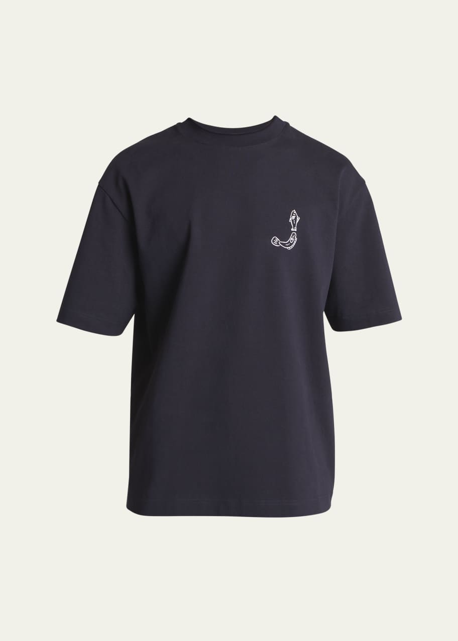 Image 1 of 1: Men's Nautical Logo Jersey T-Shirt