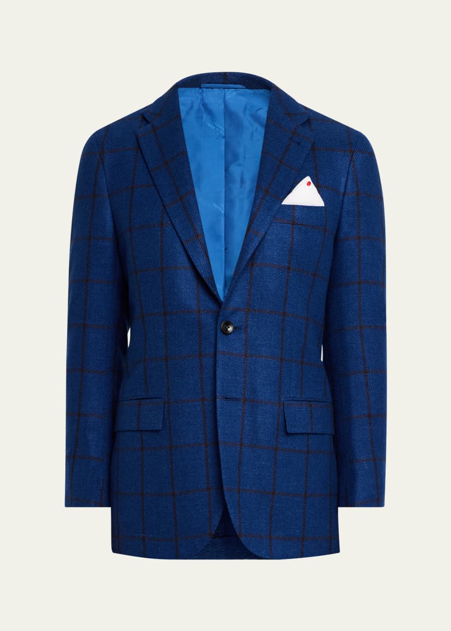 Image 1 of 1: Men's Windowpane Sport Coat