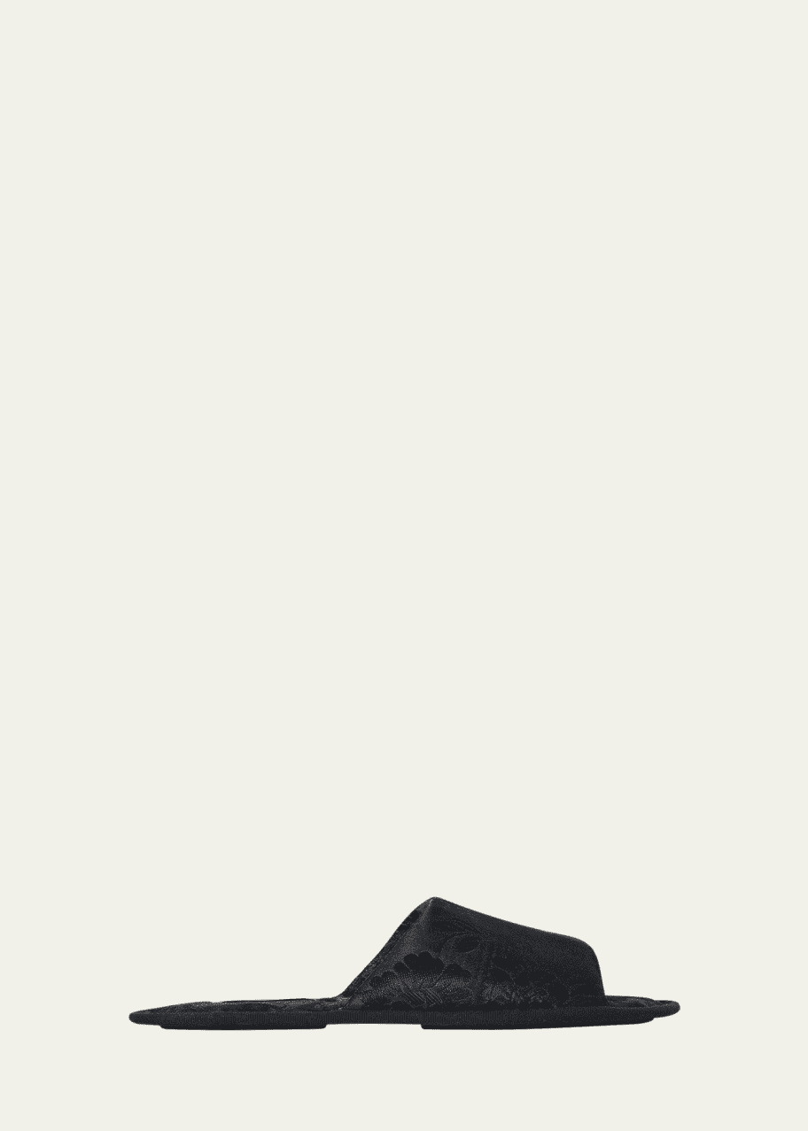 Image 1 of 1: Frances Cozy Flat Slippers