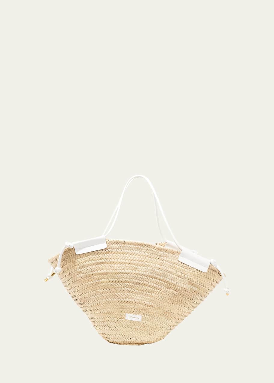 Image 1 of 1: Basket Straw Tote Bag