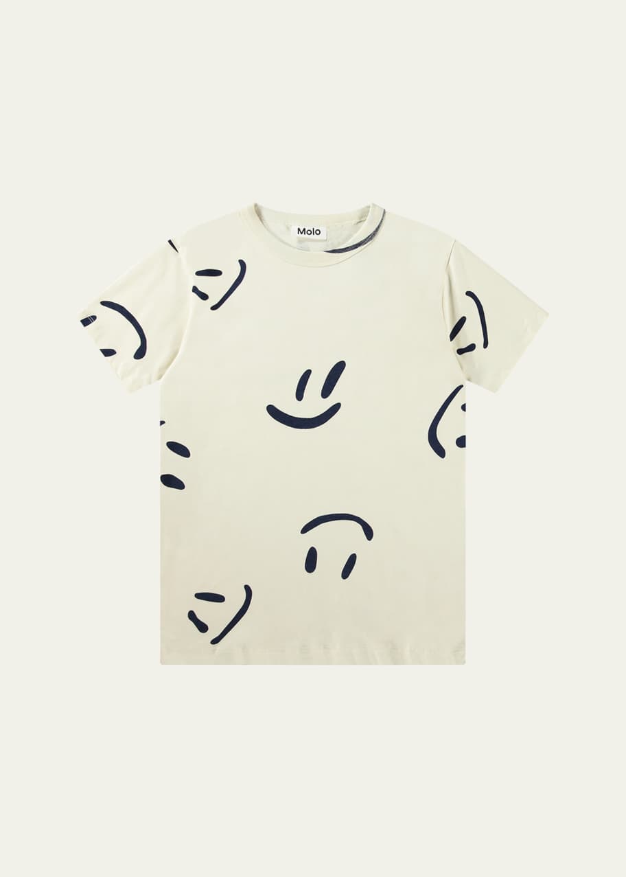 Primepak 30003 10.5 X 6 X 17.5 In. Smiley Face Plastic Grocery Tote Bag