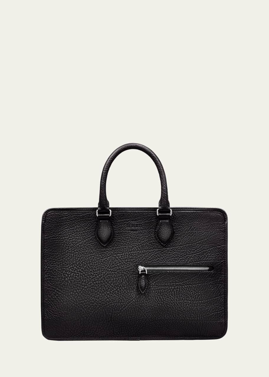 Image 1 of 1: Men's Un Jour Leather Briefcase