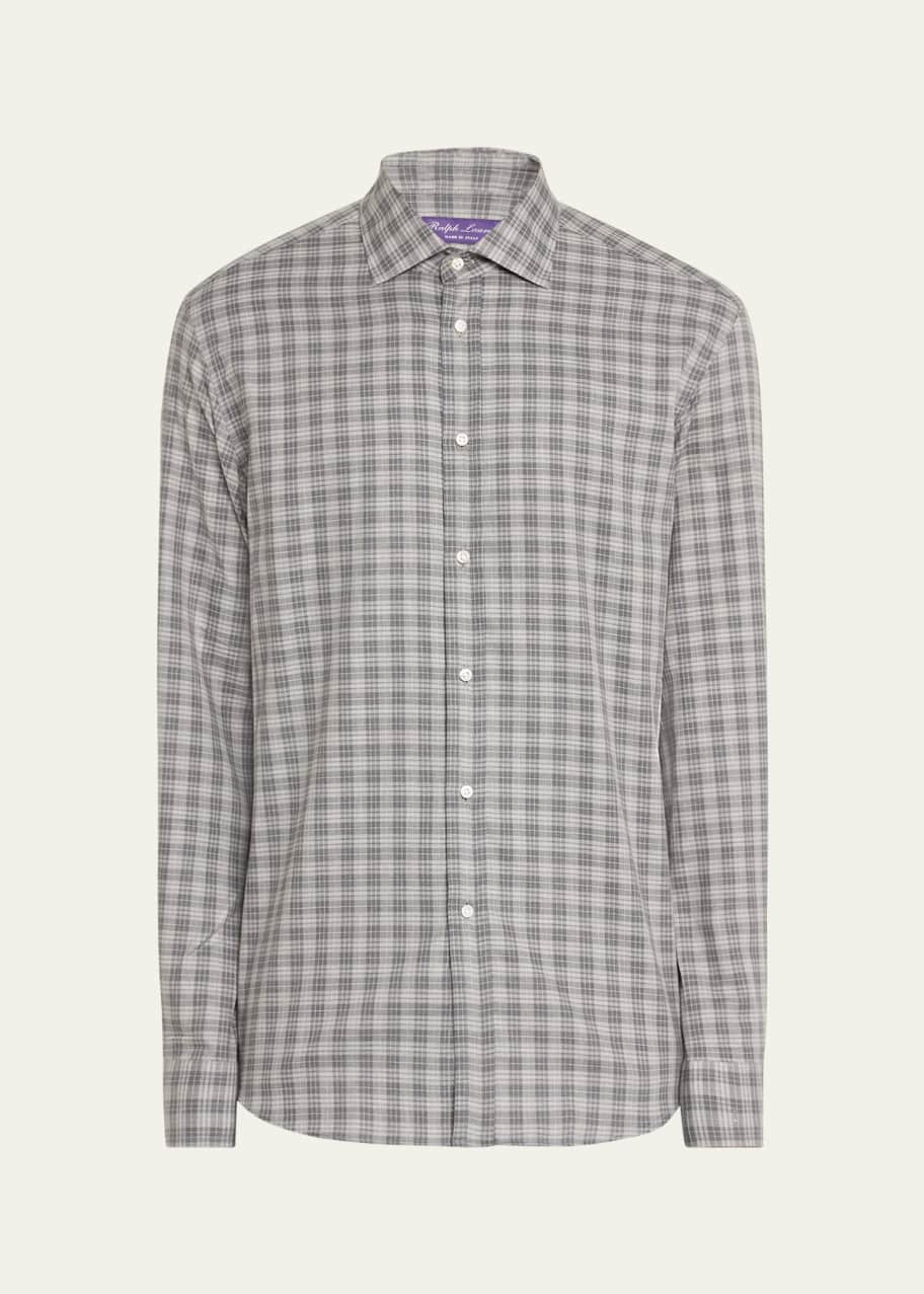Image 1 of 1: Men's Plaid Flannel Shirt