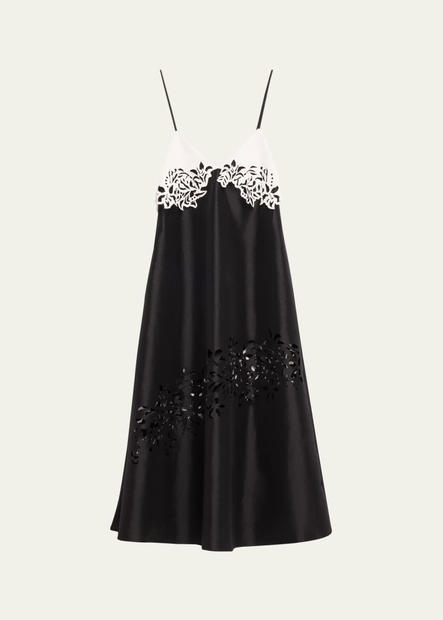 Image 1 of 1: Kasha Cutout Colorblock Dress