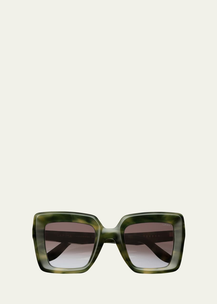 Image 1 of 1: Teresa Acetate Square Sunglasses