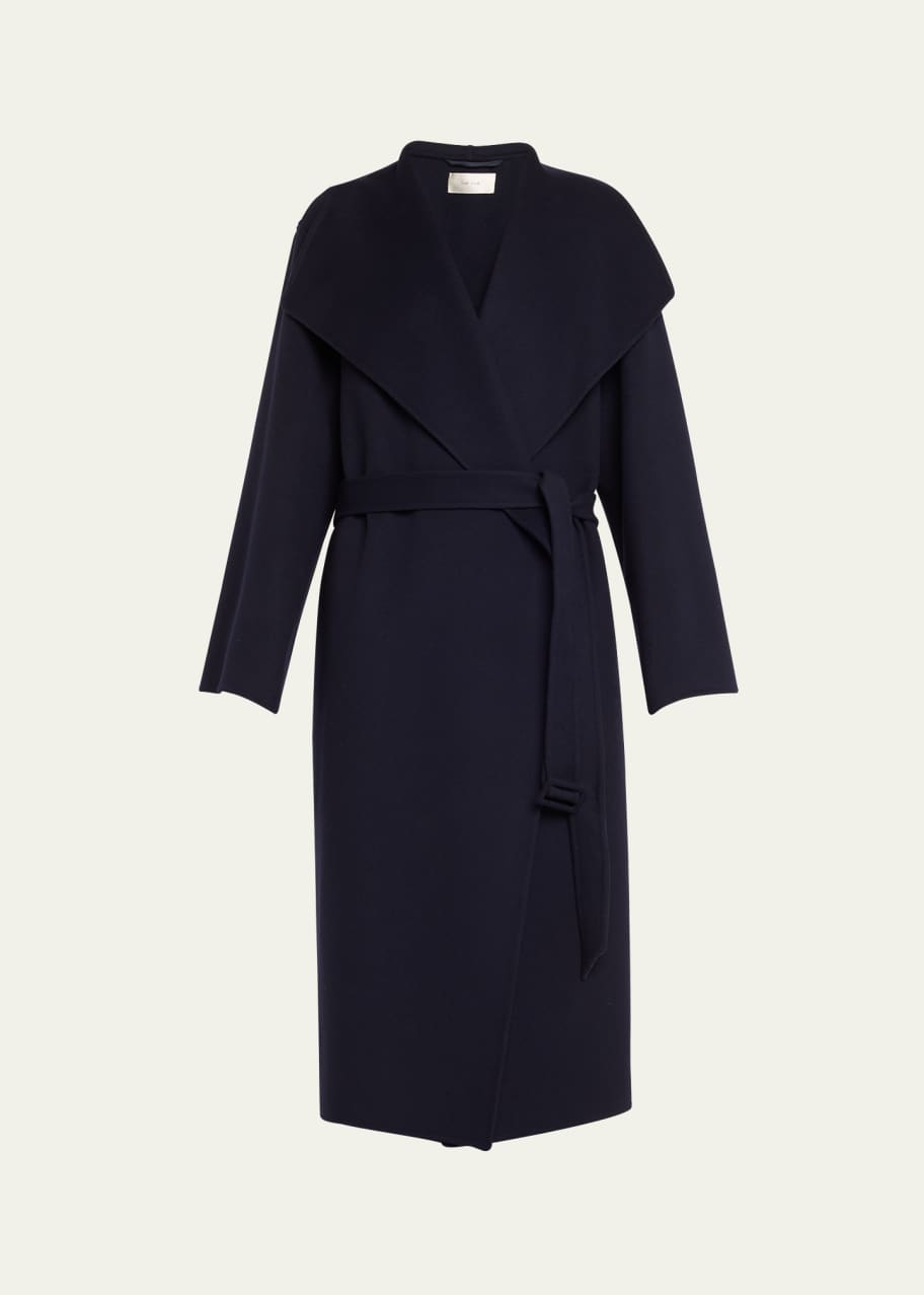 Image 1 of 1: Hailey Belted Wool Cashmere Coat