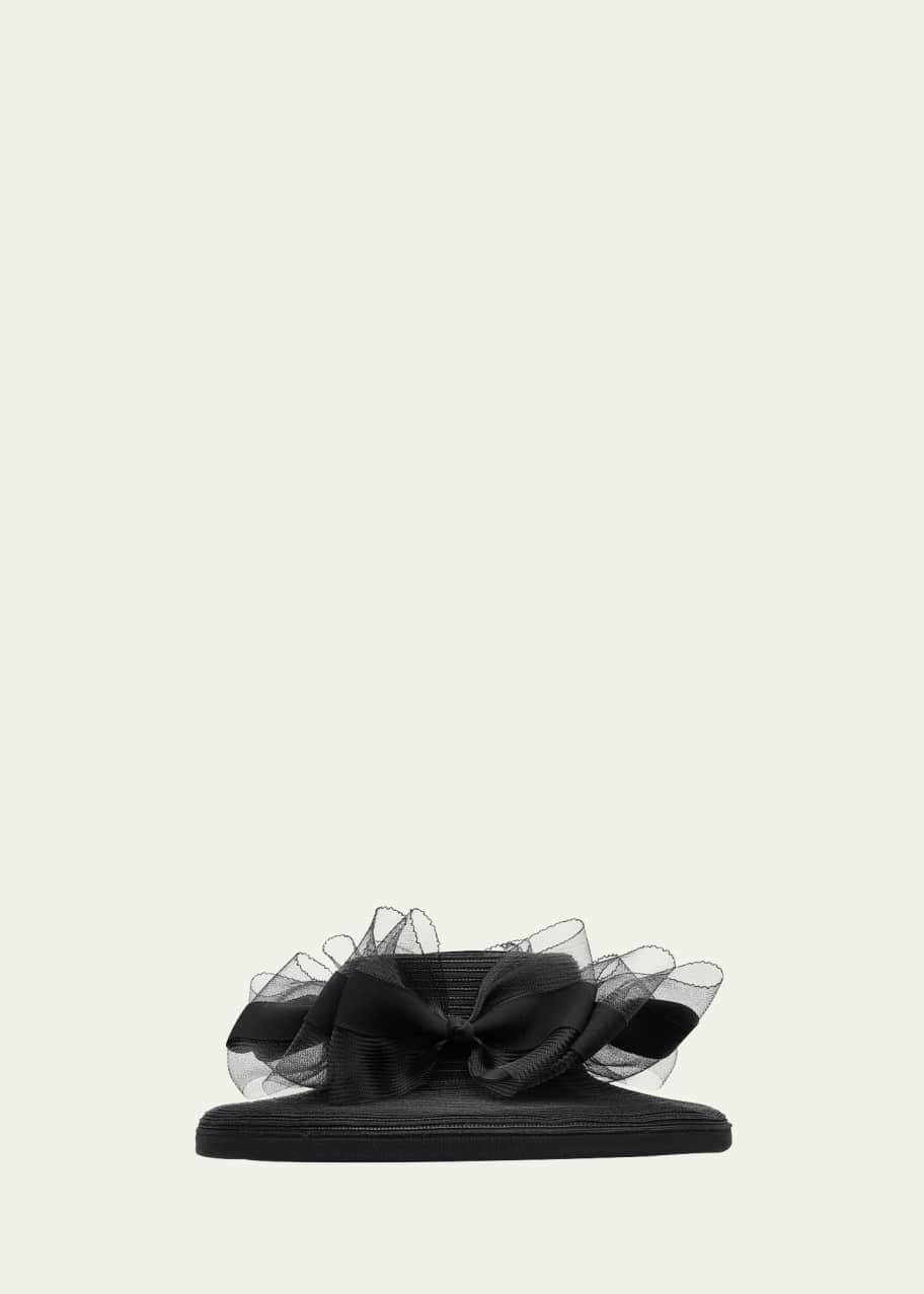 Image 1 of 1: Park Ave Bow Large-Brim Hat