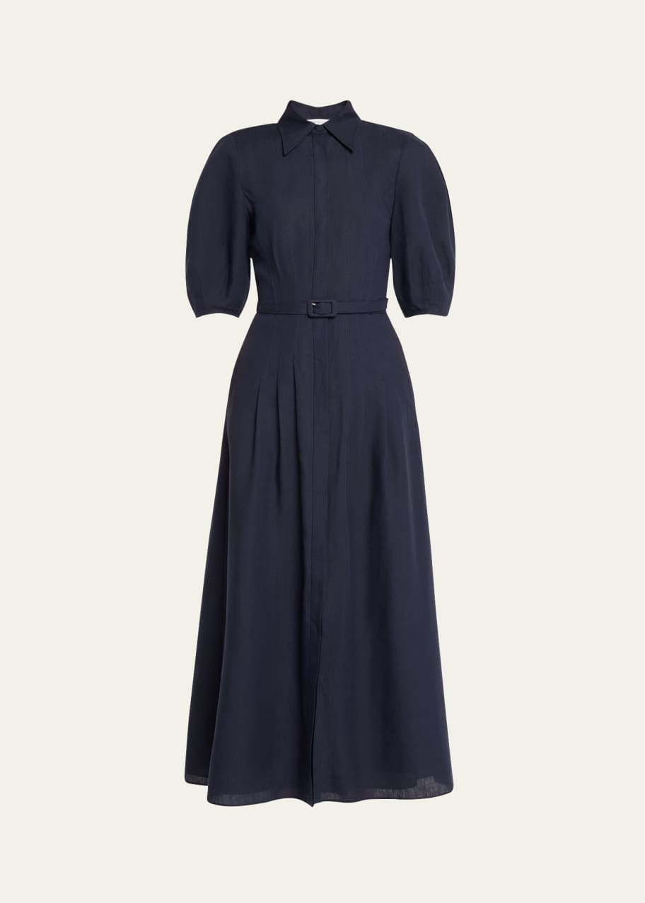 Image 1 of 1: Maude Belted Shirt Dress