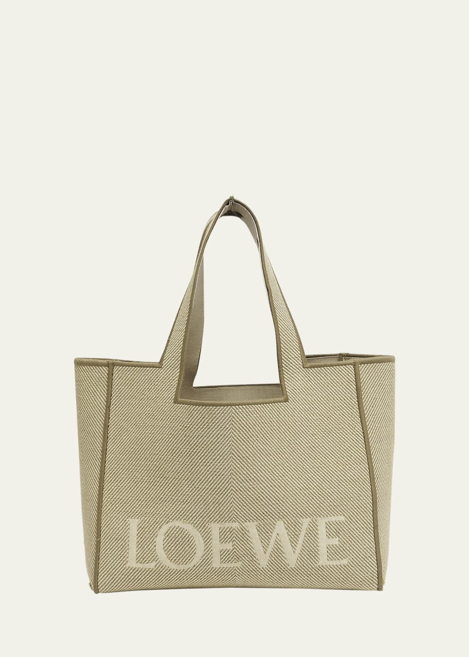 Image 1 of 1: Large Logo Canvas Tote Bag