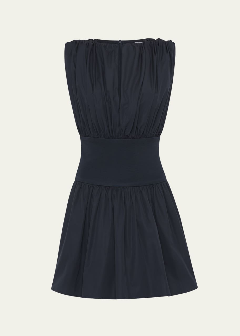 Image 1 of 1: Sleeveless Gathered Mini Dress