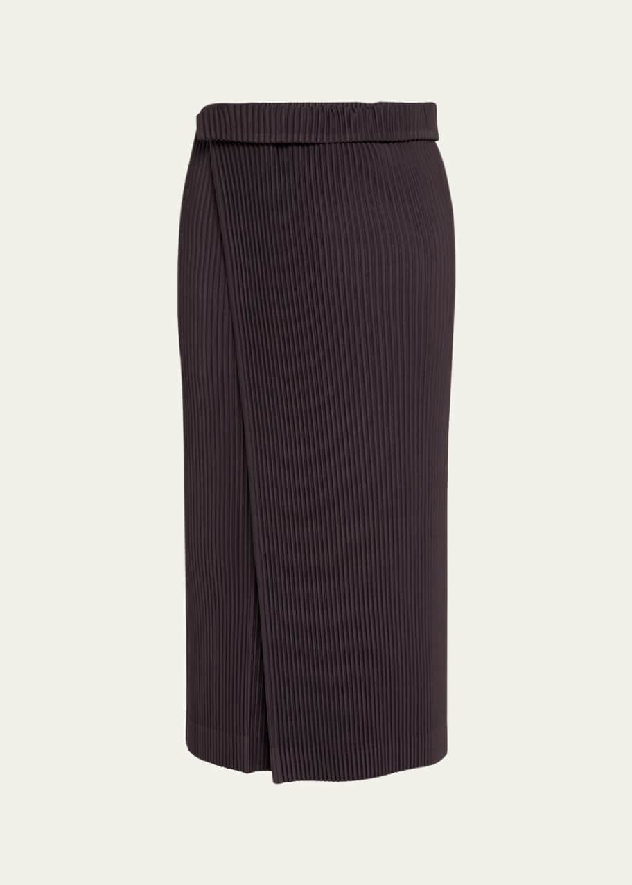 Image 1 of 1: Men's Pleated Wrap Skirt