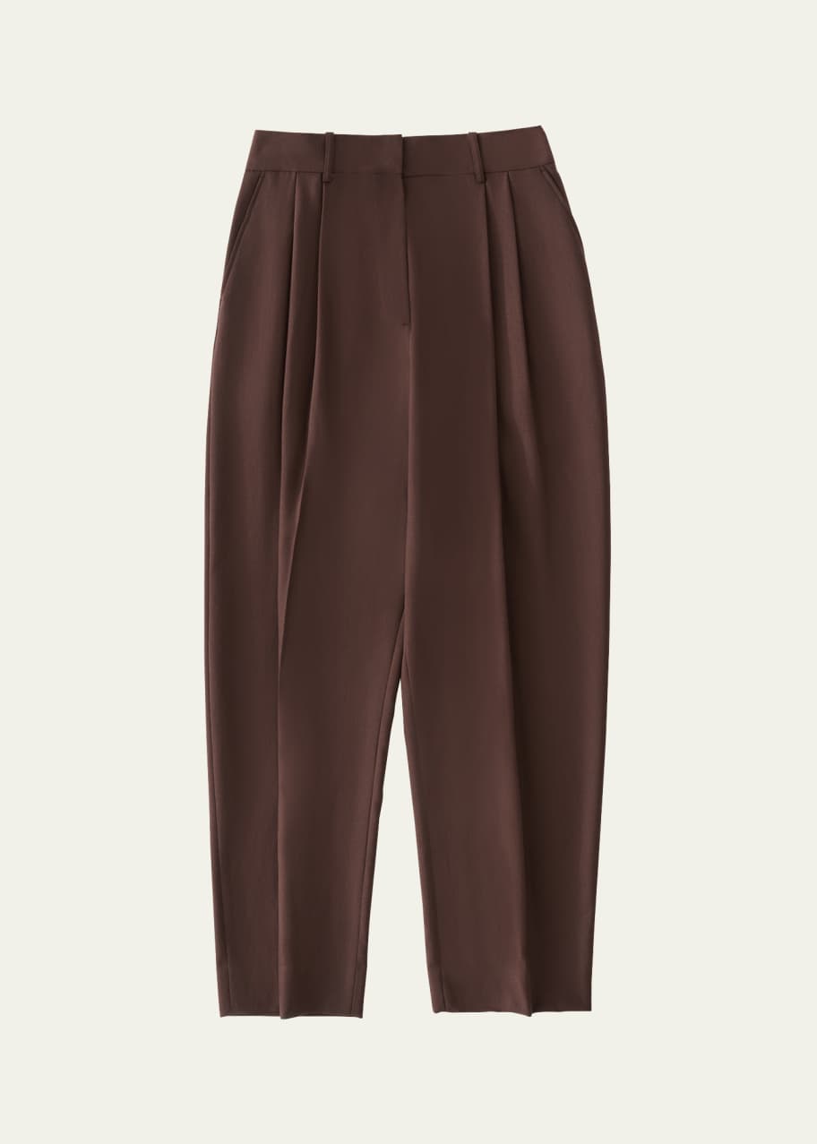 Image 1 of 1: Tapered Double-Pleat Pants