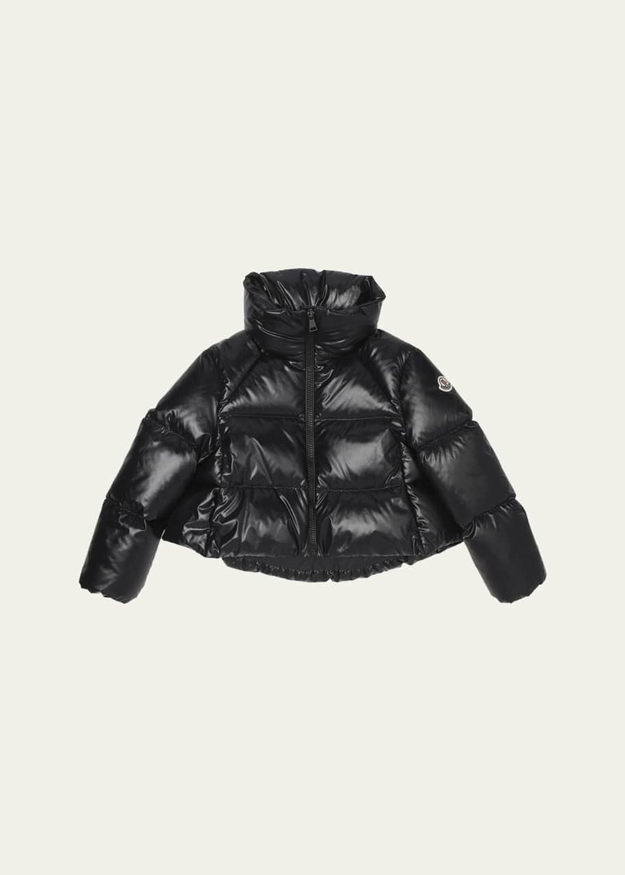 Moncler cropped puffer hot sale